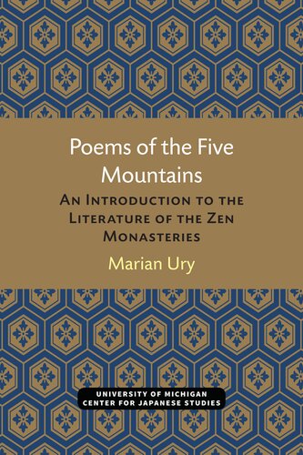 Poems of the five mountains : an introduction to the literature of the Zen monasteries