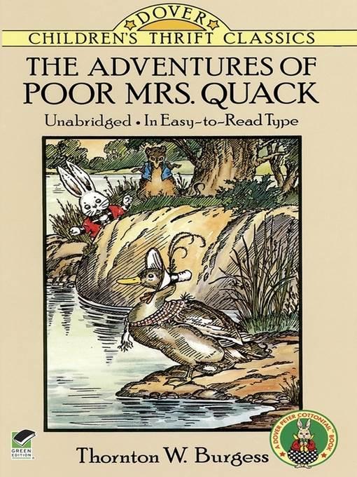 The Adventures of Poor Mrs. Quack