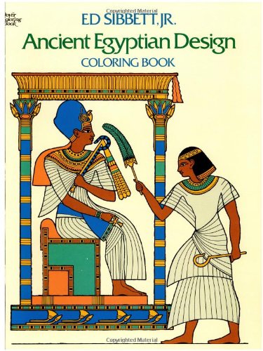 Ancient Egyptian Design Coloring Book