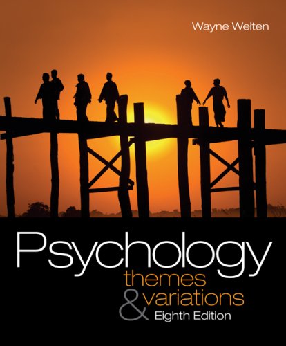 Psychology: Themes and Variations 8th Edition (Book Only) Hardcover
