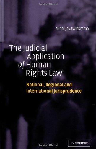 The Judicial Application of Human Rights Law