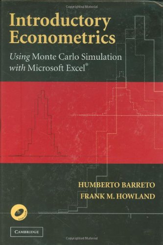 Introductory econometrics : using Monte Carlo simulation with Microsoft Excel