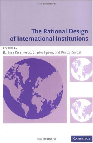 The Rational Design of International Institutions