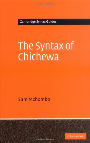 The Syntax of Chichewa