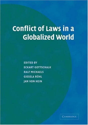 Conflict of laws in a globalized world