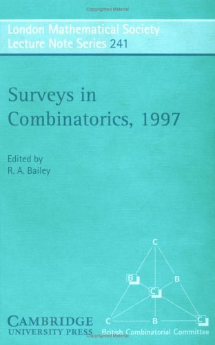 Surveys in Combinatorics, 1997