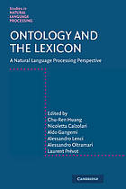 Ontology and the lexicon : a natural language processing perspective