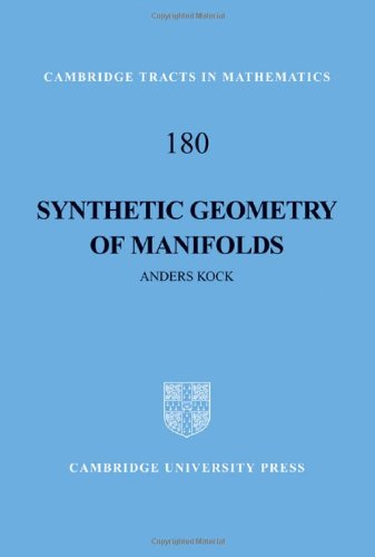 Synthetic geometry of manifolds