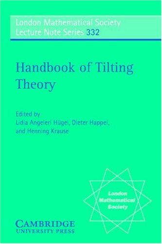 Handbook of Tilting Theory