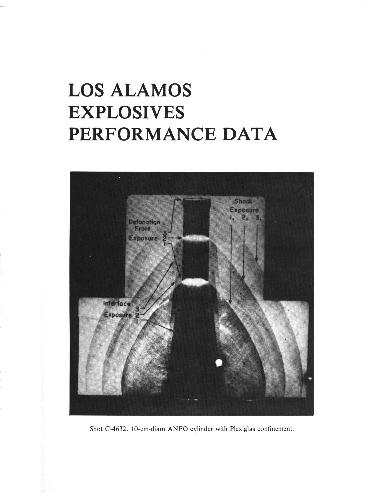 Los Alamos Explosives Performance Data