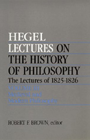 Lectures on the History of Philosophy