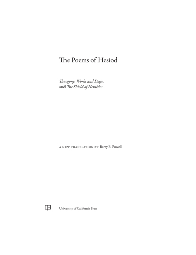 The Poems of Hesiod