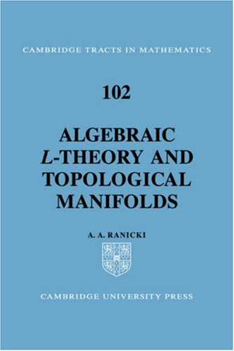 Algebraic L-Theory and Topological Manifolds