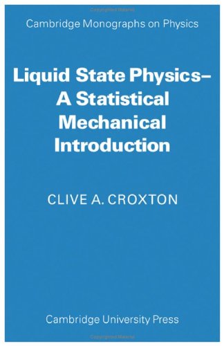 Liquid State Physics