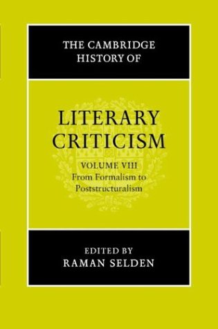 The Cambridge History of Literary Criticism