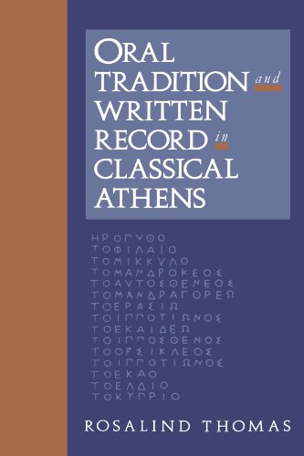 Oral Tradition and Written Record in Classical Athens