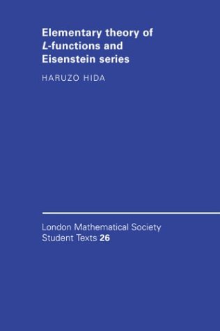 Elementary Theory of L-Functions and Eisenstein Series