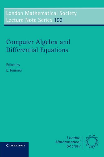 Computer Algebra and Differential Equations