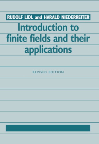 Introduction to Finite Fields and Their Applications