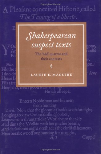 Shakespearean Suspect Texts