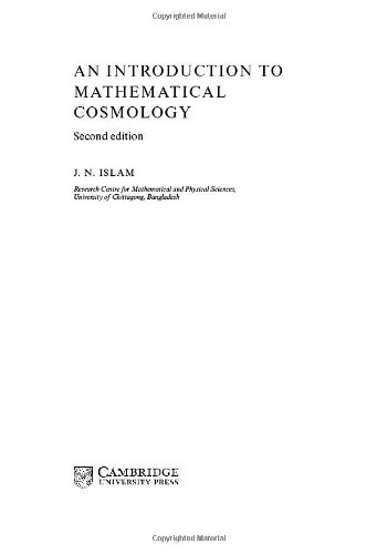 An Introduction to Mathematical Cosmology