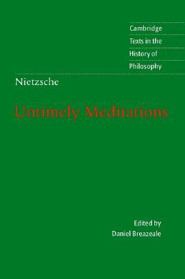 Untimely Meditations (History of Philosophy)