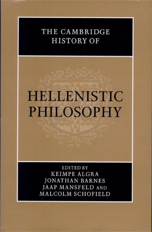 The Cambridge history of Hellenistic philosophy