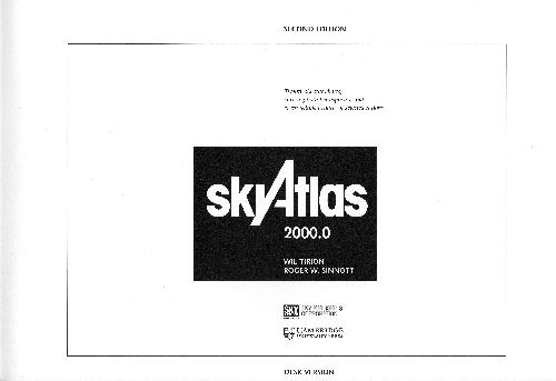 Sky Atlas 2000.0 2ed Desk Edition