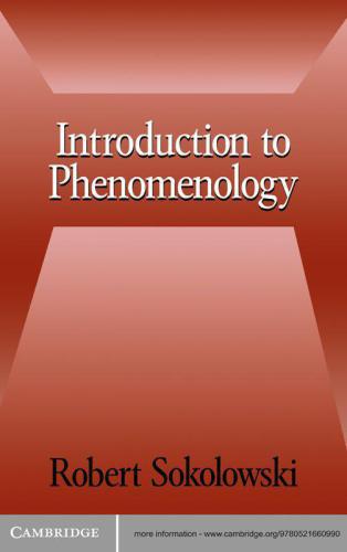 Introduction to Phenomenology