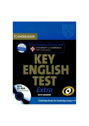 Cambridge Key English Test Extra