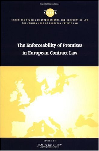 The Enforceability of Promises in European Contract Law