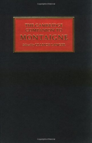 The Cambridge Companion to Montaigne