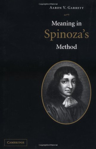 Meaning in Spinoza's Method