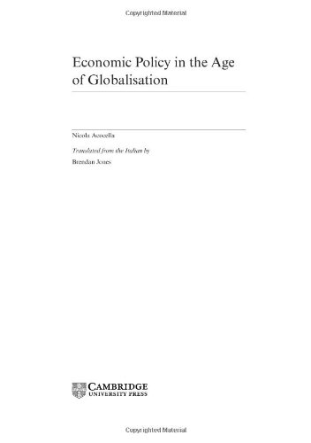 Economic Policy in the Age of Globalisation