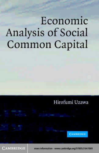 Economic Analysis of Social Common Capital