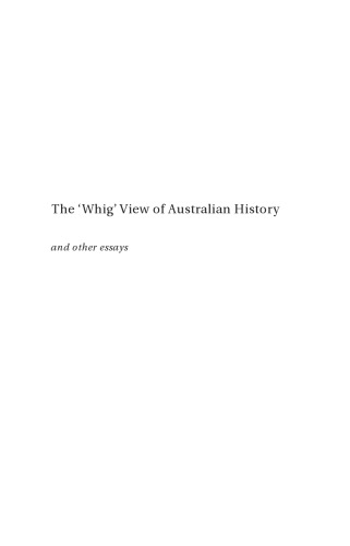 The 'Whig' View of Australian History