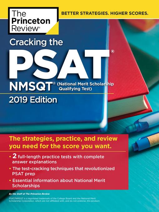 Cracking the PSAT/NMSQT with 2 Practice Tests, 2019 Edition