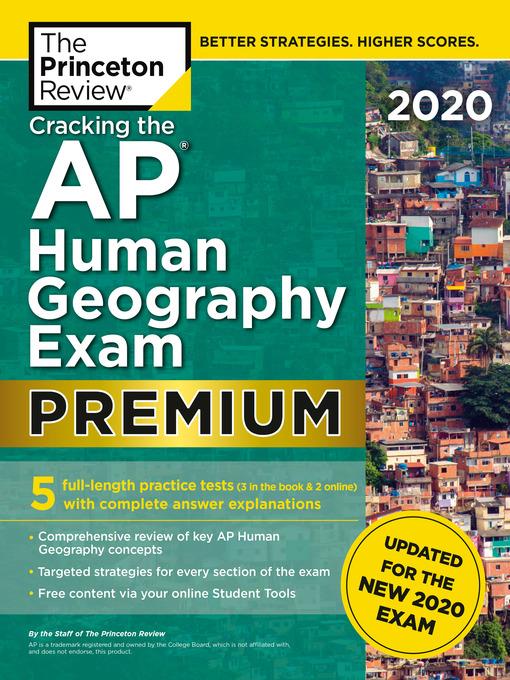 Cracking the AP Human Geography Exam 2020, Premium Edition