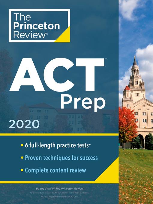 Princeton Review ACT Prep, 2020