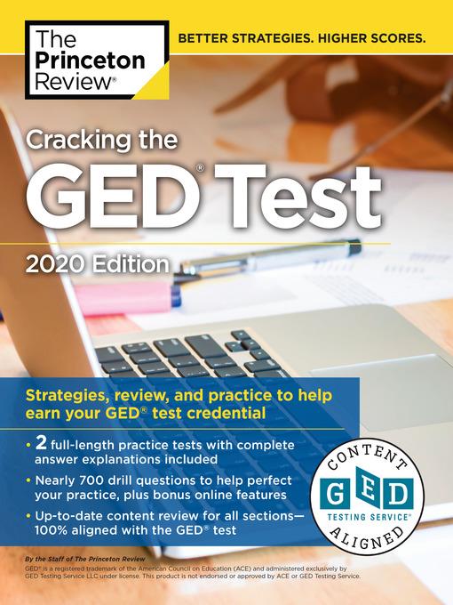 Cracking the GED Test with 2 Practice Tests, 2020 Edition