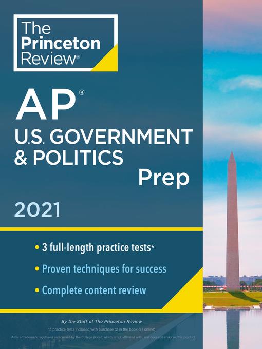 Princeton Review AP U.S. Government & Politics Prep, 2021