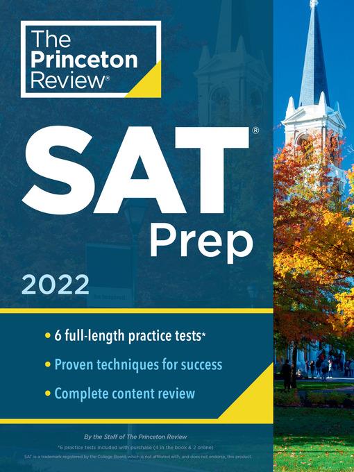 Princeton Review SAT Prep, 2022