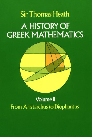 A History Of Greek Mathematics