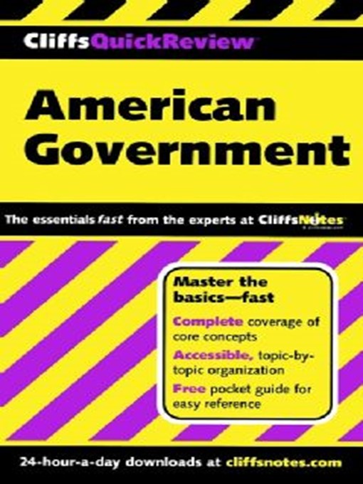 CliffsQuickReview American Government