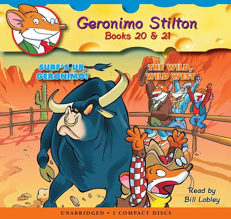 Surf's Up, Geronimo! / The Wild, Wild West (Geronimo Stilton Audio Bindup #20 &amp; 21) (Audio Library Edition): Surf's Up, Geronimo! and the Wild, Wild West