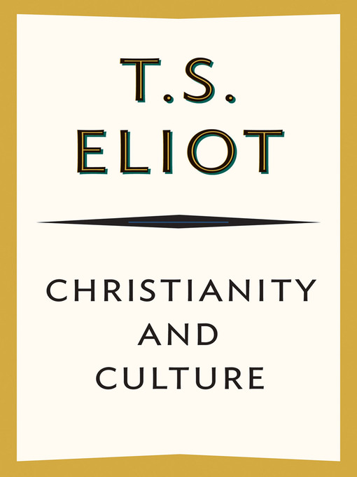 Christianity and Culture