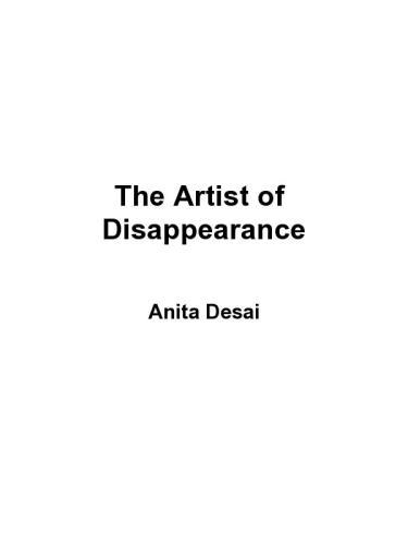 The Artist of Disappearance