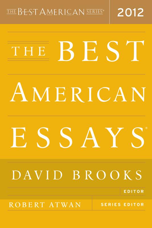 The Best American Essays 2012