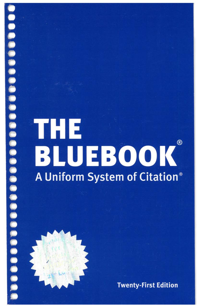 The Bluebook