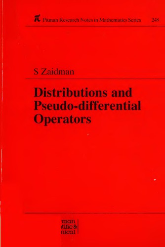 Distributions and pseudo-differential operators